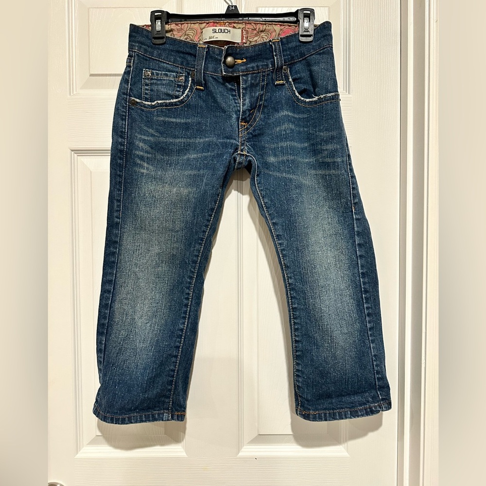 Levi’s 504 low rise capri